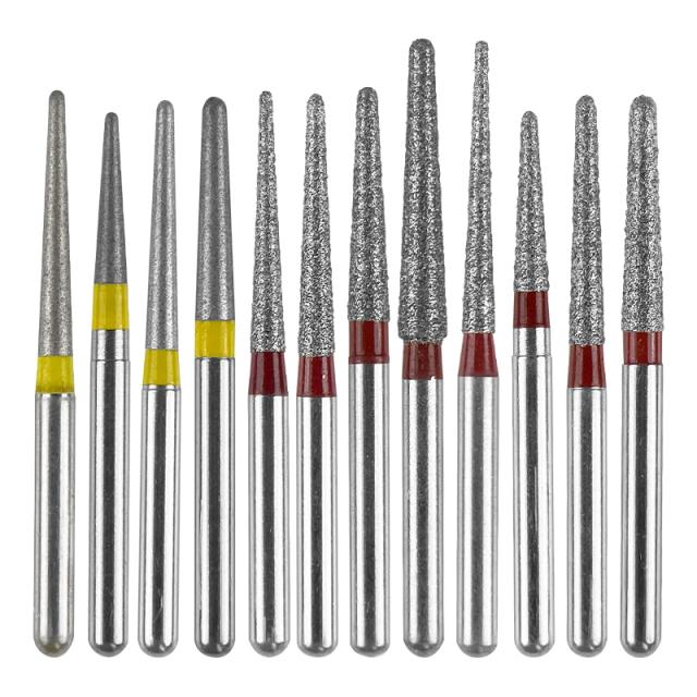 TR Type Fine Extra Fine Dental Diamond Burs Standard Dentistry Strawberries Drills Dentist Tools FG High Speed Bur 1.6mm 10pcs on Productcaster.