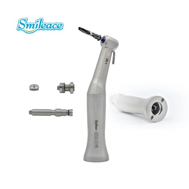 Dental 20:1 Contra Angle Low Speed Handpiece Odontologia Implant Surgery Contra Angle Dentistry Equipment for S-MAX SG20 on Productcaster.