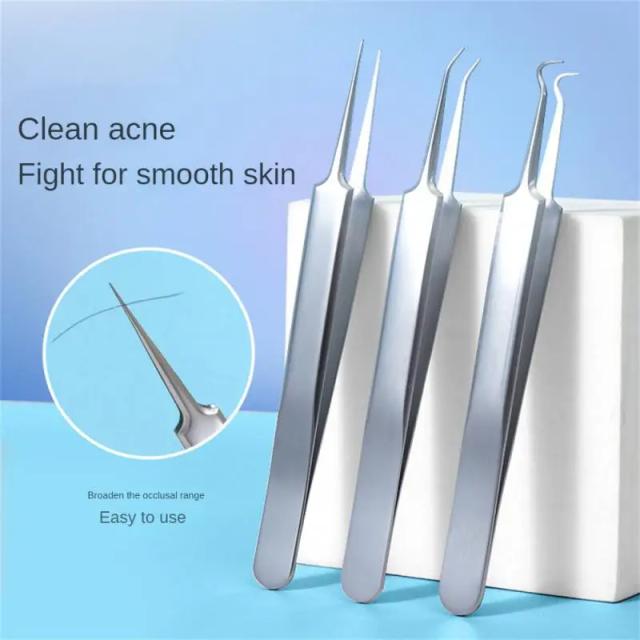 1pcs Acne Needle Blackhead Clip Remover Extraction Popper Pore Black Head Cleaner Face Skin Care Deep Cleansing Needle Tool on Productcaster.