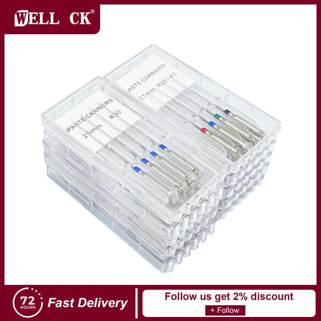 5 Boxes Dental dentistry lentulo paste carriers Endodontic Reamers Drill Burs Endo files Dentist Materials Instrument on Productcaster.