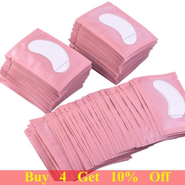 100pairs Eyelash Extension Paper Patches Grafted Eye Stickers 7 Color Eyelash Under Eye Pads Eye Paper Patches Tips Sticker on Productcaster.