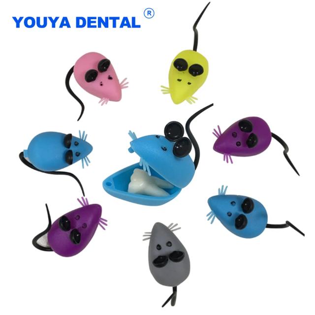 50pcs 3D Mouse Shape Mini Teeth Storage Box baby Fairy Box Children's First Tooth Souvenir Save Plastic Baby Collect Case Gift on Productcaster.