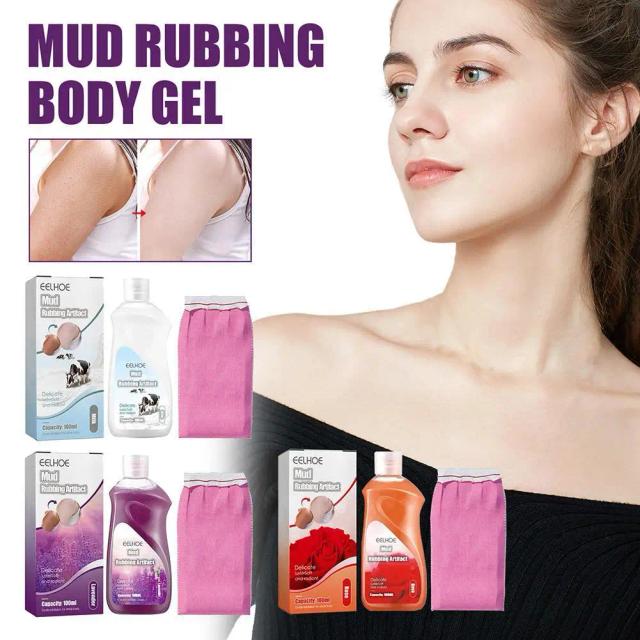 100ml Rubbing Mud for Skin 2023 Best Mud Rubbing Artifact Rubbing Mud Gel Skin Cleansing Gel Mud Rub Body Cleansing Exfoliator on Productcaster.