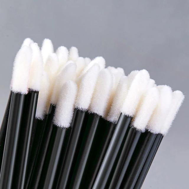 50Pcs Disposable Lip Brush Eyelash Makeups Microbrush Lash Extension Mascara Applicator Lipstick Wands Set Cosmetic Makeup Tools on Productcaster.