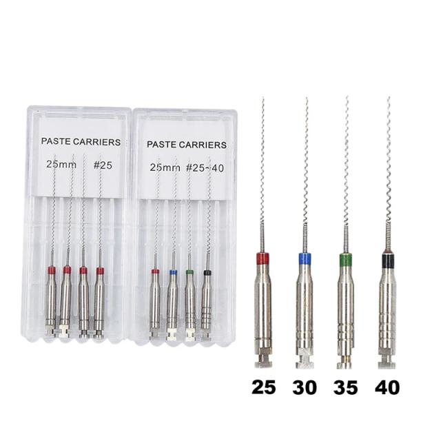 1 Pack Dental Lentulo Paste Carriers Endodontic Reamers Drill Burs Endo Files Dentist Materials Instrument on Productcaster.