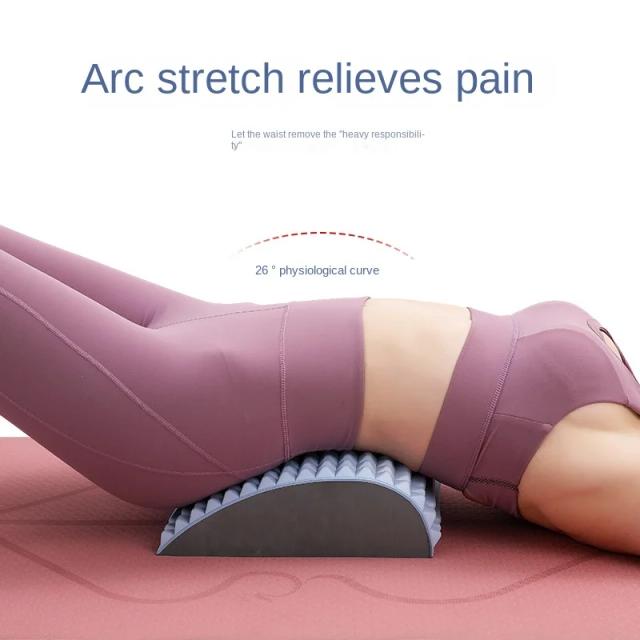 Lower Back Pain Relief Treatment Stretcher Back Stretcher Pillow Chronic Lumbar Support Herniated Disc Posture Corrector Pillow on Productcaster.