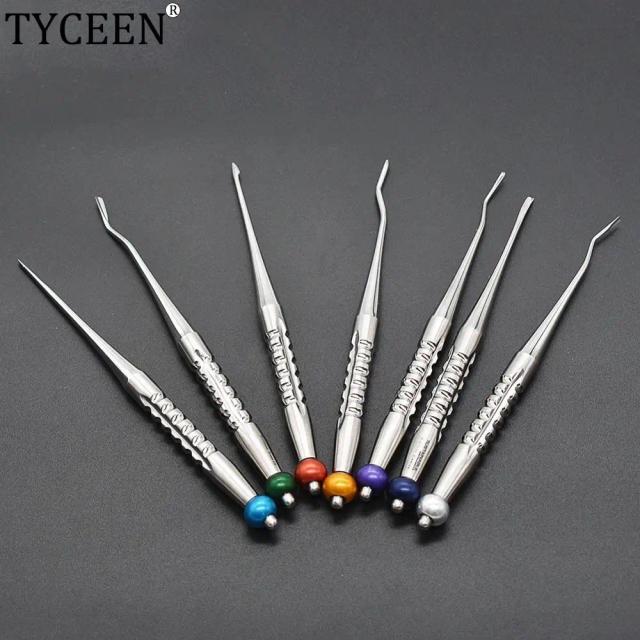 7pcs/box Tooth Extracting Forceps Set Tooth Elevator Dental Extraction Root Minimally Invasive Lever Dentist Instrument Tools on Productcaster.