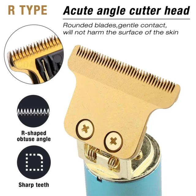 T9 USB Rechargeable Hair Cutting Machine Universal Buddha Head Carve Pattern Professional Trimmer For Men Hair Grad V1H9 on Productcaster.