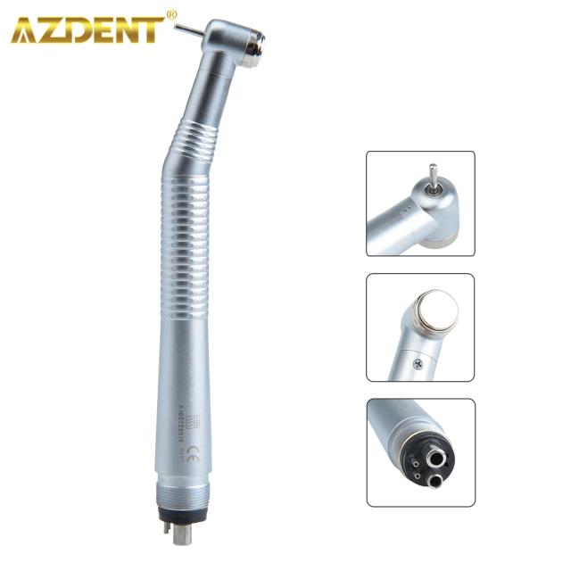 AZDENT Dental High Speed Handpiece Standard Head Burs 1.6mm Push Button Single Way Spray Dentistry Medical Turbine Handpiece on Productcaster.