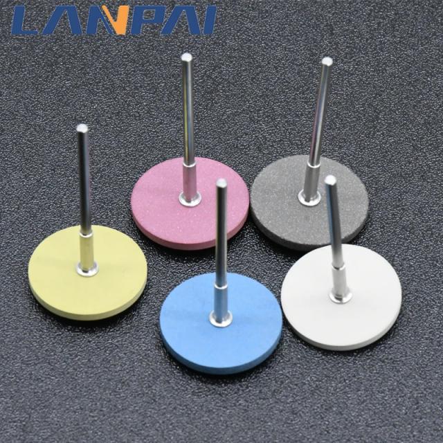 Lanpai Dental Rubber Diamond Grinding Head Highlight Polishing Series Dentist Instruments For Zirconia Burs Laboratory Materials on Productcaster.