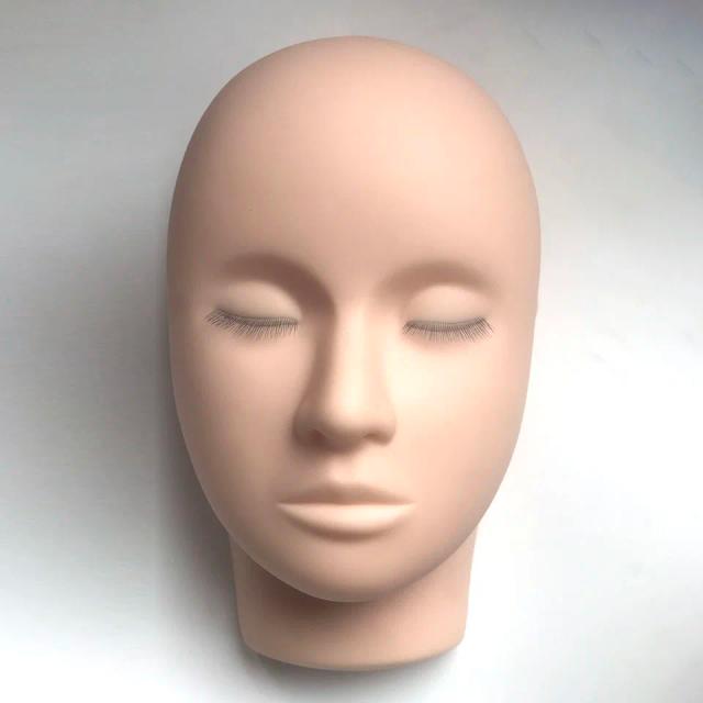 Lash Mannequin Head With 3 Lash Layers,Eyelash Mannequin Head,Practice Lashes For Lash Extensions,Lash Head Mannequin Doll Lash on Productcaster.