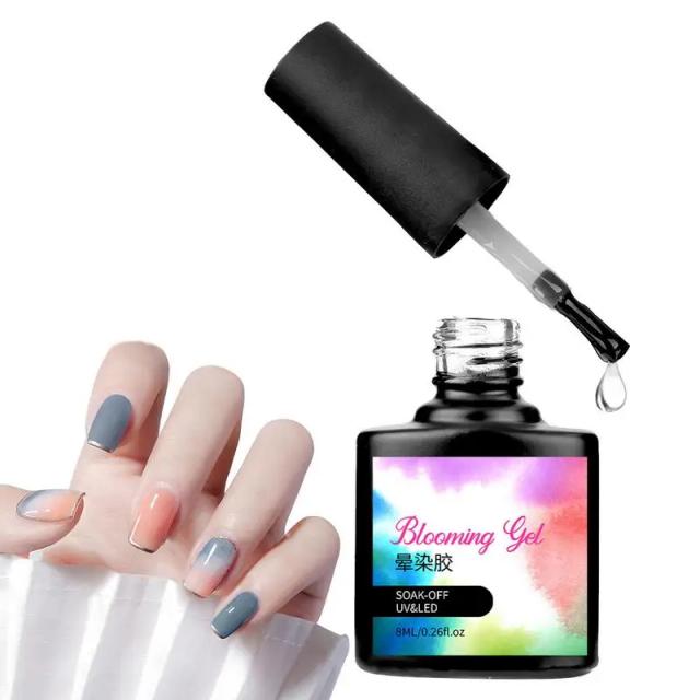 Blooming Gel Nail Polish Silky And Clear Blooming Nail Gel LED Nail Blooming Gel Polish Decoration Spreading Effect on Productcaster.