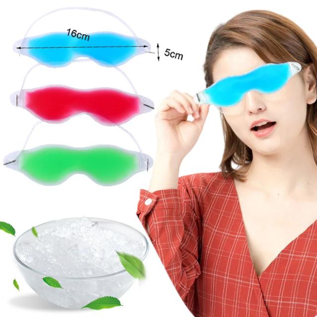 4 Colors Cold&Hot Compress Eyeshade Eye Fatigue Relief Relaxation Remove Dark Circle Eye Care Tool Gel Sleep Protection Eye Mask on Productcaster.