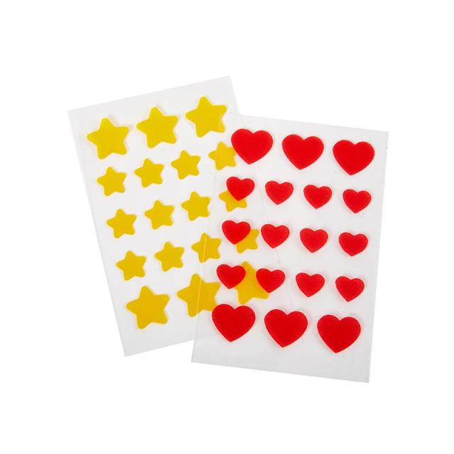 18PCS Hydrocolloid Pimple Patch Waterproof Round/Heart Shape Spots Pimple Treatment Concealer Patches Cover Patch on Productcaster.