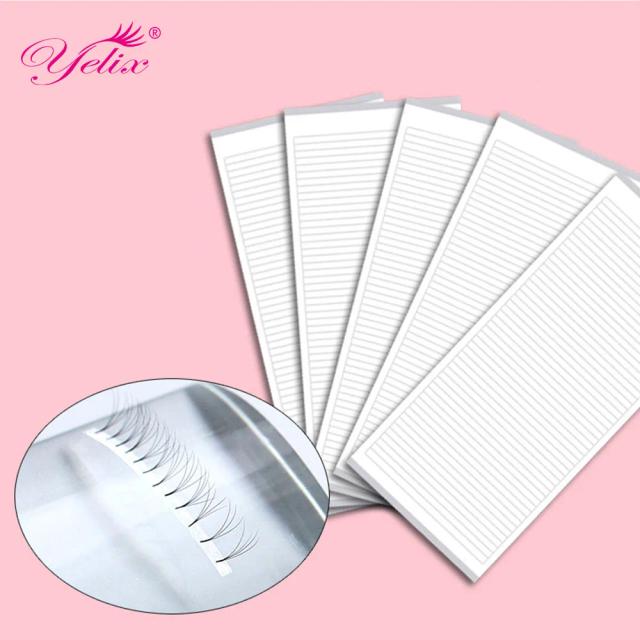 Yelix 250 Strips Easy Fan Tapes For Volume Eyelash Extension Supplies Volume Lashes Storage Sticky Strip Lash Extension Supplies on Productcaster.