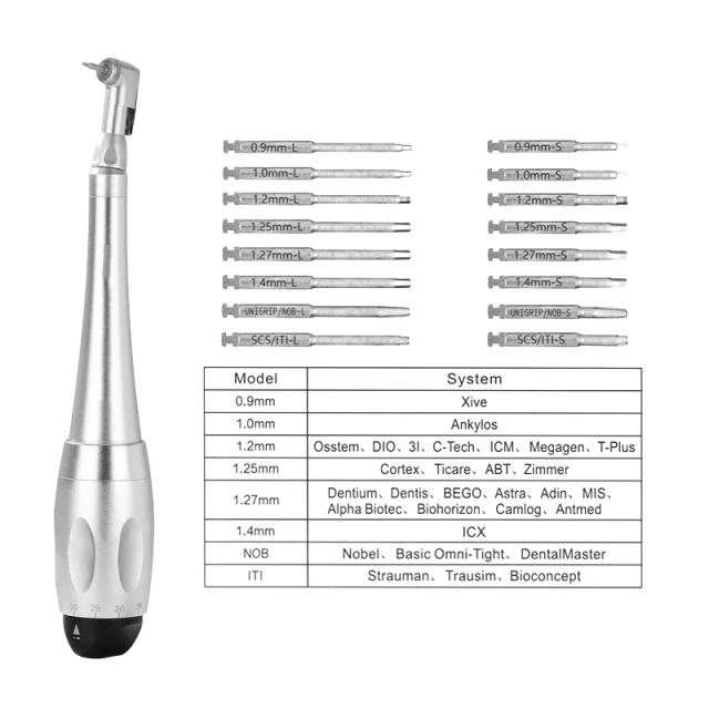 Dental Implant Universal Torque Wrench Handpiece Screwdriver Prosthetic Kit For Dental Clinic Dentistry Repair Tools on Productcaster.