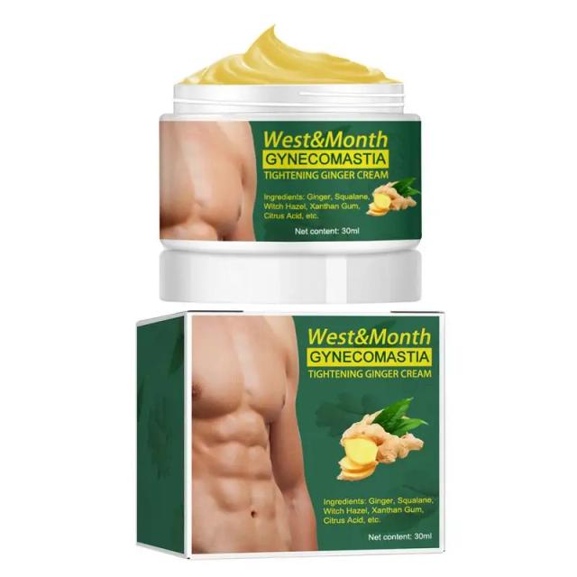 Gynecomastia Tightening Ginger Cream Gynecomastia Cellulite Melting Gynecomastia Reduction Ginger Slimming And Tightening Cream on Productcaster.