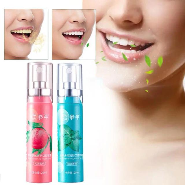 Canban Mint Mouth Fresh Breath Spray Portable Breath Adult Deodorant Halitosis Oral Freshener Spray Odor Lasting Oral Remov P0E7 on Productcaster.