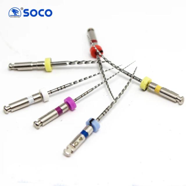 6Pcs/Pack SOCO SC Plus File Good Flexibility Endodontic Files Rotary File Dental Root Canal Files Dental Materials on Productcaster.