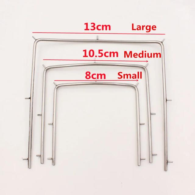 1Pc Dental Stainless steel Rubber Dam Frame Holder Instrument Autoclavable For Dental Lab Supplies Dental Tools on Productcaster.