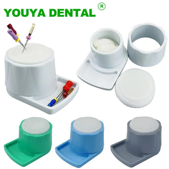 Dental Endo File Clean Stand Holder Cleaning Foam Root Canal Drills Block With Sponge Autoclavable Dentist Laboratory Instrument on Productcaster.