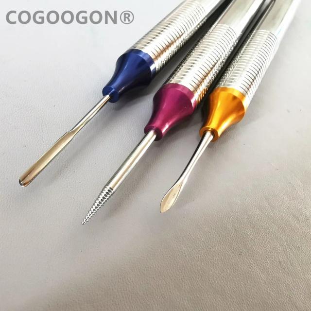 3Pcs Dental Flex Periotome Power Teeth Extraction Set Tooth Extractor Titanium Tip Flexible Dental Periodontal Instruments Tool on Productcaster.