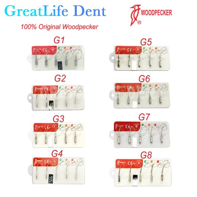 100% Original Woodpecker Ultrasonic Perio Scaling Tip G1 G2 G3 G4 G5 G6 G7 G8 P1 P3 P3D E1 E2 E15 SB1 EMS DTE Dental Scaler Tips on Productcaster.