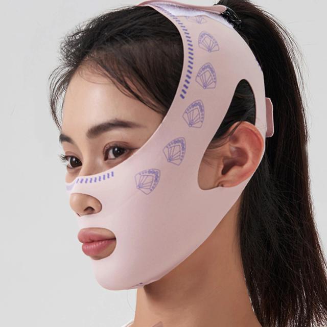 Breathable V Face Band Cheek Lift Up Face Thin Mask Reduce Double Chin V-Line Shaping Bandage Anti Wrinkle Face Bandage on Productcaster.