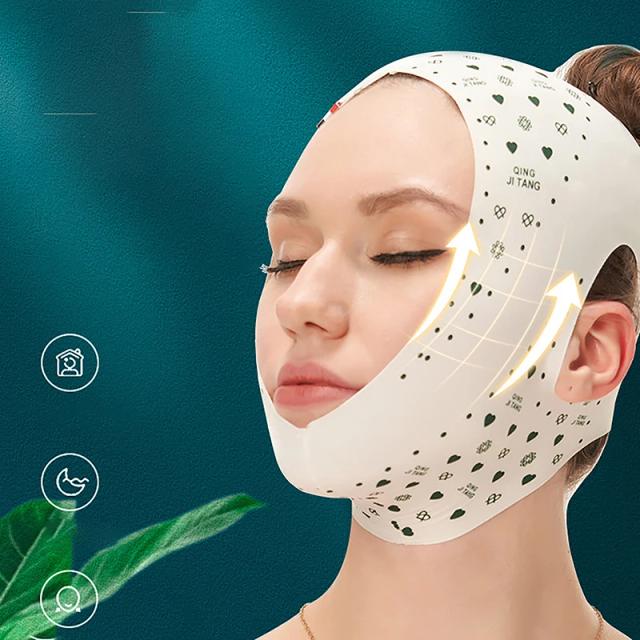 V Face Slimming Belt Facial Cheek Bandage Firm Lifting Band Anti-Wrinkle Strap on Productcaster.