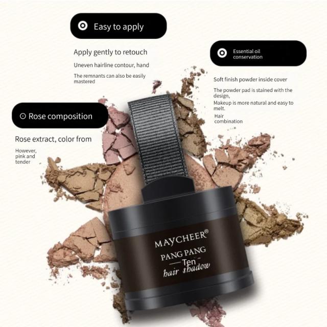 Waterproof Hair Shadow Powder Hair Line Powder Hair Shadow Trimming Powder Makeup Hair Concealer Natural Cover Edge Control on Productcaster.