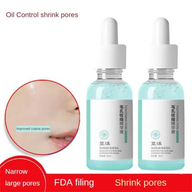 1/3/5/8/10pcs Pore Shrink Face Serum Hyaluronic Acid Moisturizing Nourish Smooth Pores Repair Essence Firm Korean Cosmetics on Productcaster.