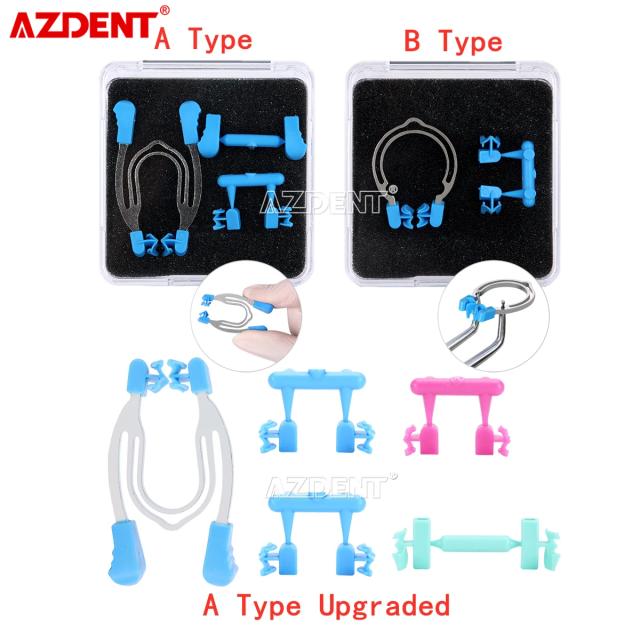 AZDENT Dental Matrix Sectional Contoured Matrices Clamps Wedges Metal Spring Clip Rings Dentist Tools Dental Lab Instrument on Productcaster.