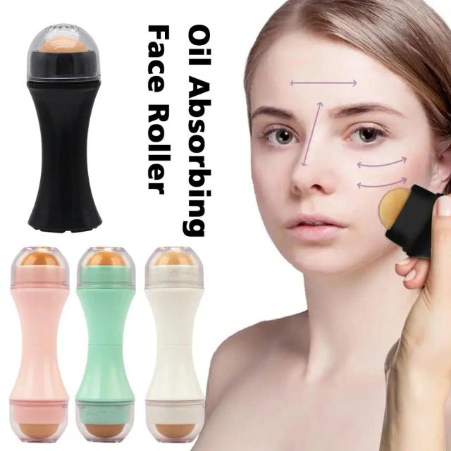 Oil Control Rolling Oily Skin Control For Face Makeup Oil Absorbing Roller Volcanic Stone Face Roller Reusable Oil Control X0P6 on Productcaster.