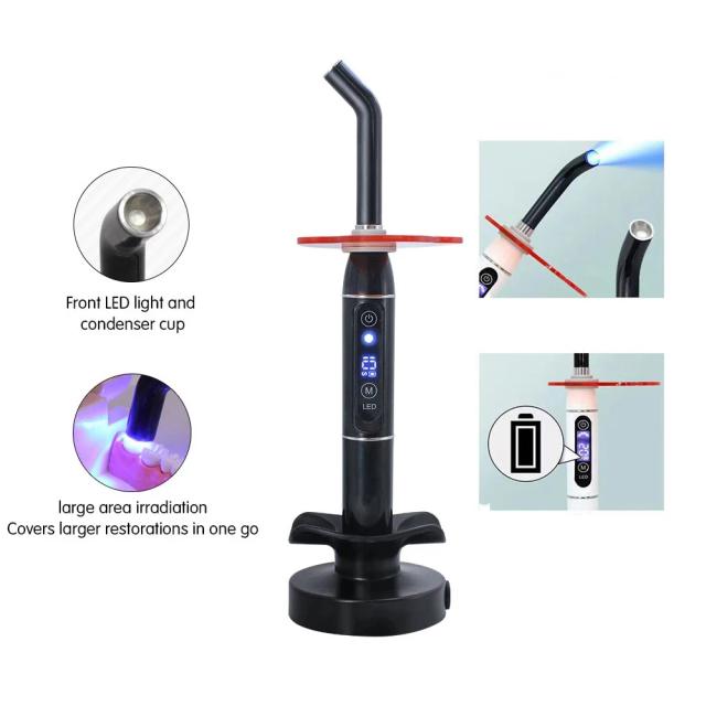 New LED Dental Light Curing Lamp Curing Light Cordless Wireless Adjustable Equipment Curing Machine Solidify Dentist Tools on Productcaster.