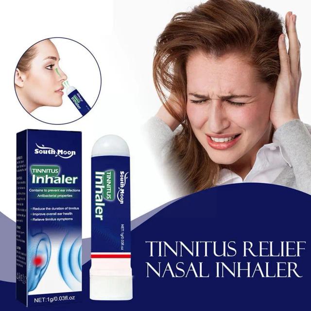 South Moon Ear Ringing Relief Treatment Inhaler Relieve Hard Earache Tinnitus Deafness Hearing Itching Ear Treatment Health C0G2 on Productcaster.