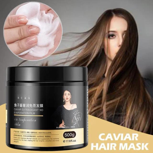 Caviar Hair Mask Repair Dry and Frizzy Non-Sleeping Conditioner No Extravagant Hair Mask Soft Caviar Evaporation Mask Hair U9K3 on Productcaster.