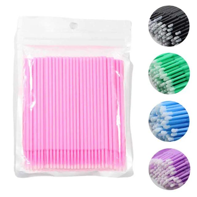 Disposable MicroBrush Eyelashes Extension Individual Lash Removing Swab Micro Brush For Eyelash Extension Tools on Productcaster.