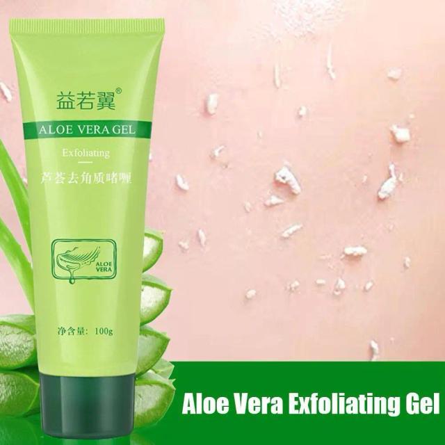 Exfoliating Aloe Vera Gel Deep Cleansing Exfoliant Mud Scrub Face Body Exfoliants Gentle Exfoliator Rub Exfoliation Body Fa J8H4 on Productcaster.