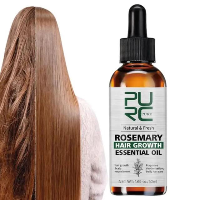 Hair Growth Oil Rosemary Oil Anti-frizz Anti Hair Loss Hairs Smooth Serum Hairs Care Hairs Loss Treatments New Fashion on Productcaster.