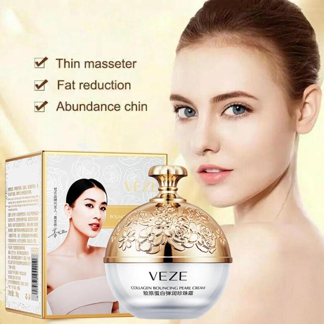 Women Lifting Firming Moisturizing Collagen Bouncy Face Brightening Cream Whitening Cream Smooth Pearl Korean Wrinkles Skin B7B3 on Productcaster.