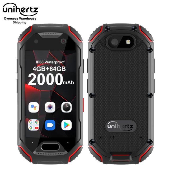 Unihertz Atom Small Rugged Smartphone 4GB 64GB Cellphone P23 16MP 4G 2000mAh Battery 2.45'' Mobile Phone For Spare Phone on Productcaster.