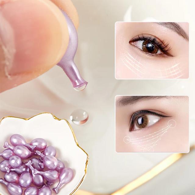 10pcs Hexapeptide Placenta Capsule Serum Hydrating Moisturizing Remove Dark Circles Wrinkle Anti-puffiness Eyes Serum on Productcaster.