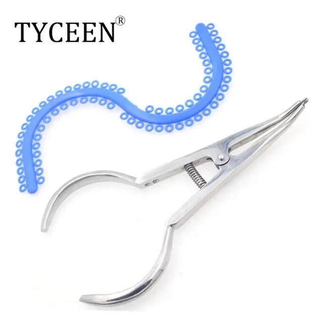 Dental Orthodontic Separator Placing Pliers Elastic Separators Circle Rubber Ring Steiner Ligature Pliers Ligature Ties Forceps on Productcaster.