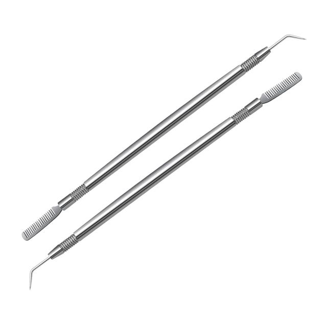 2 Pcs Eyelash Lift Perm Tool Separator Stainless Steel Lash Tint Supplies with Separation Comb For Eyelash Extensions on Productcaster.