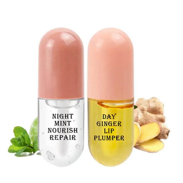 Lip Plumping Oil Lip Plumper With Ginger Mint Extracts And Vitamin E Lip Care Serums For Hydrating Plump Reduce Fine Lines on Productcaster.