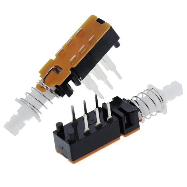 10pcs Push switch A03-03 Piano keys switch PS42F42 power switch lock no lock Straight key switch 6PIN 2X3pin on Productcaster.