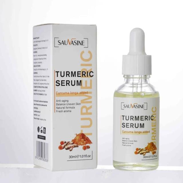 Anti-wrinkle Turmeric Anti-oxidation Serum 30ml Dark Spot Corrector Turmeric Face Whitening Serum Skin Care Remove Wrinkles on Productcaster.