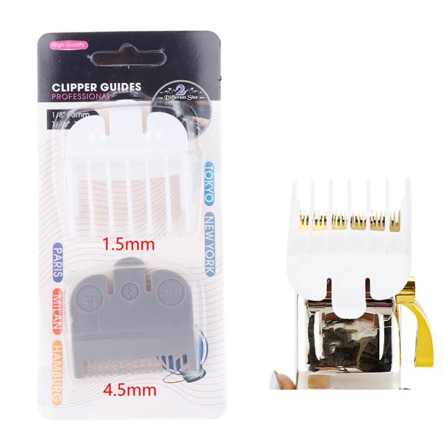 2Pcs Colorful Hair Clipper Limit Comb Guide Limit Comb Trimmer Guards Hairdressing Products Barber Set Limit Comb Calipers on Productcaster.