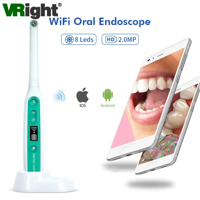 Oral Endoscope Camara Intraoral Dental Mirror 1080P HD Wifi Waterproof Teeth Inspection Diagnostic Tool for IPhone IPad Andorid on Productcaster.