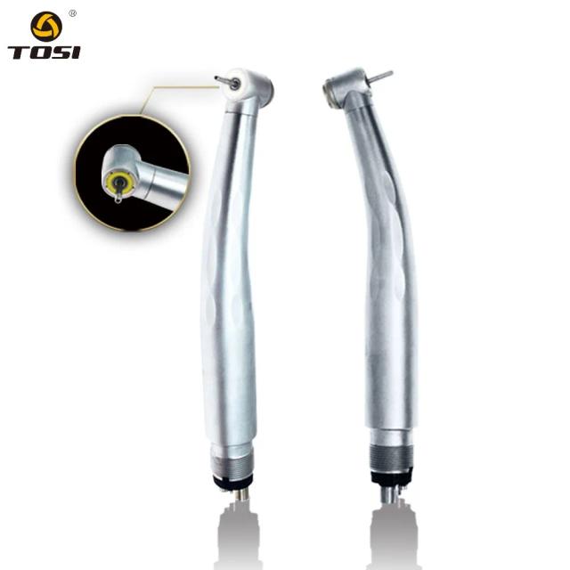 TOSI Low Noise High Speed Dental Handpiece With Ring Led Lights Torque Push Button Five Water Sprays Dentaistry Tools 2/4 Holes on Productcaster.